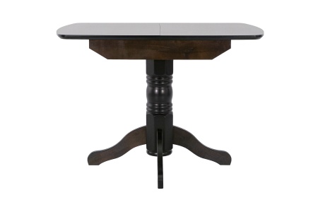 Стол обеденный раздвижной с овальной крышкой венге