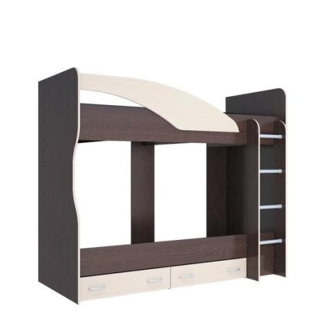 Кровать Двухъярусная (Д-2032хВ-1700хГ-1000 мм)/Разные Цвета