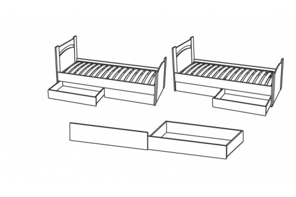 Спальный Гарнитур Луна/Разные Цвета